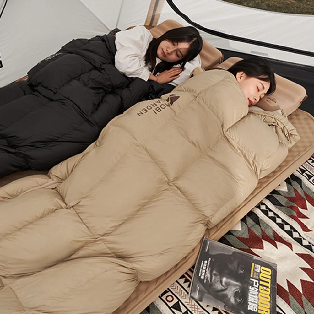 Ultra-Light Winter Down Sleeping Bag for Camping