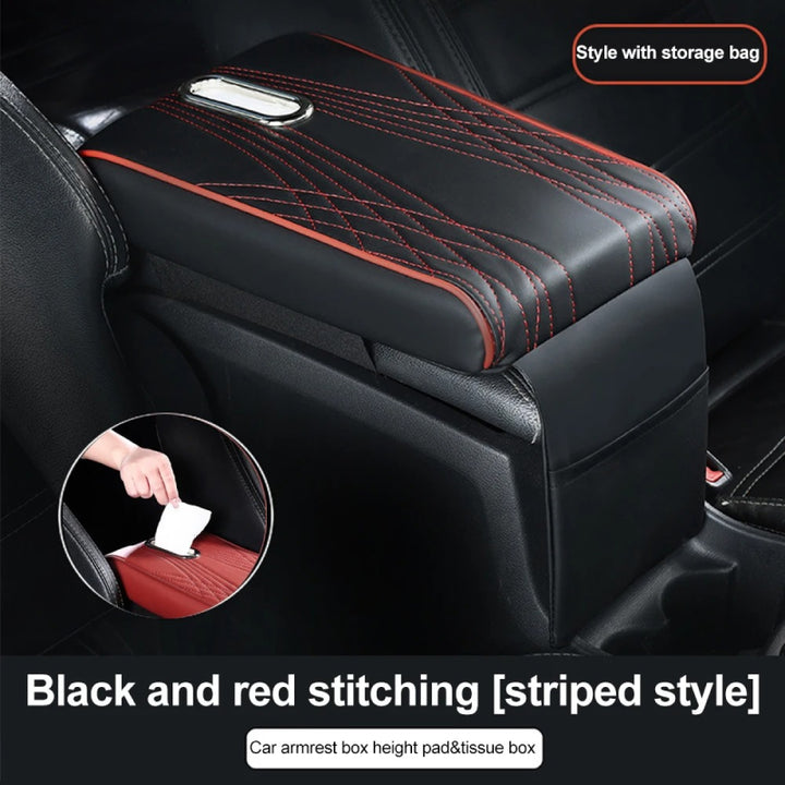 Universal Armrest Pad with Tissue Storage