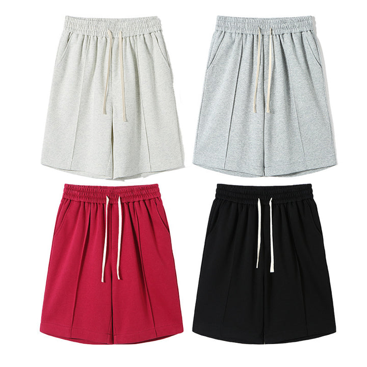 Summer Simplicity Solid Color Casual Shorts