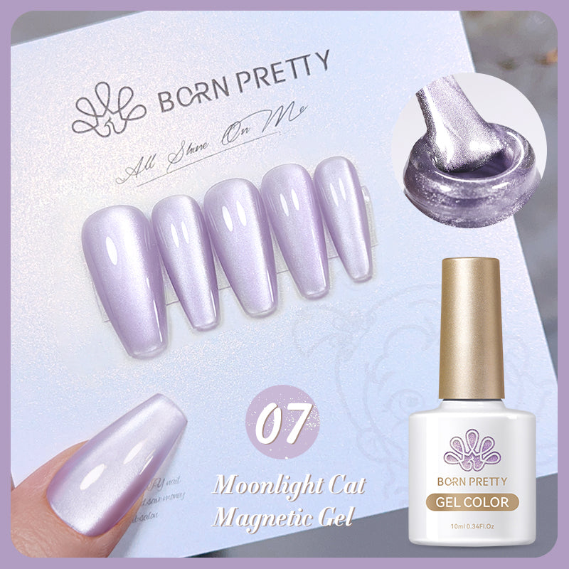 Moonlight Cat Magnetic Gel Nail Polish