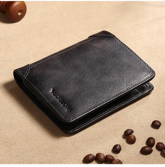 Cross Border New Leather Men's Wallet - Trendha
