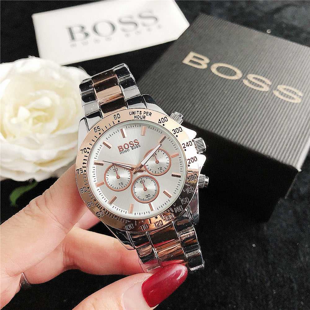 Steel Alloy All-match Fashion Quartz Watch