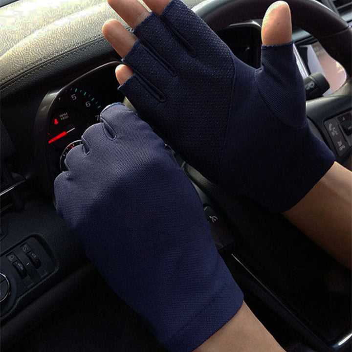 Men's And Women's Fashion Casual Half Finger Gloves