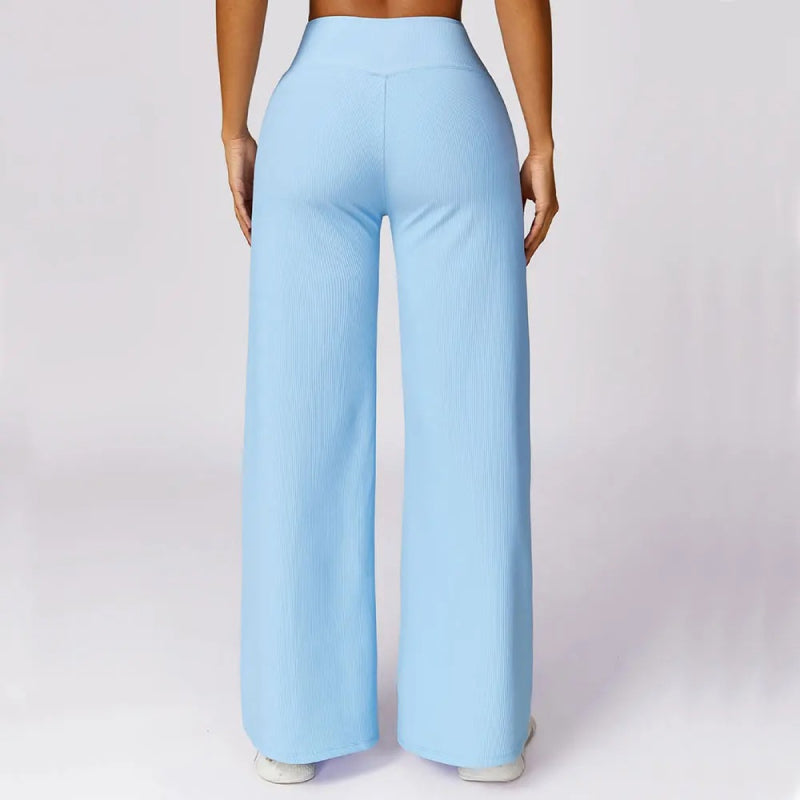 High Waisted Quick-Dry Flared Yoga Pants