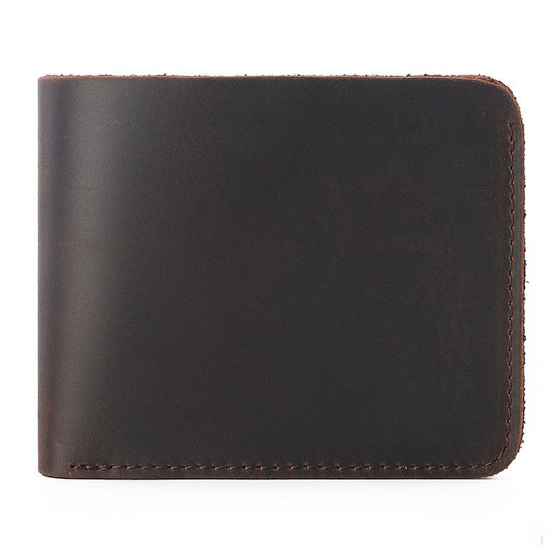 Men's New First Layer Cowhide Retro Wallet