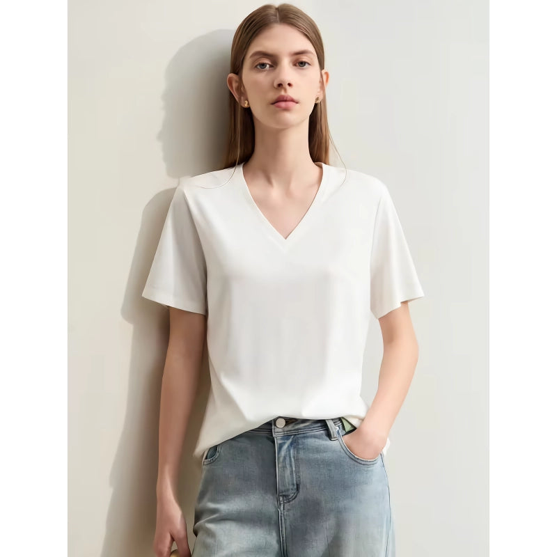 V-Neck Short Sleeve T-Shirt