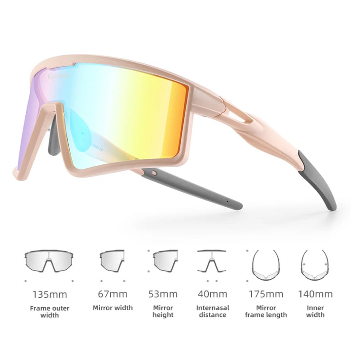 Photochromic Cycling Sunglasses for All Sports