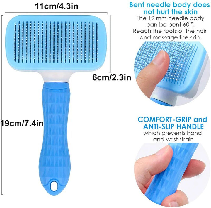 Self Cleaning Pet Brush: Say Goodbye to Tangles and Mats!