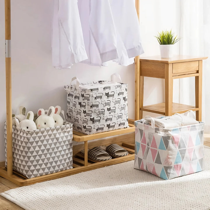 Eco-Friendly Folding Laundry Storage Basket