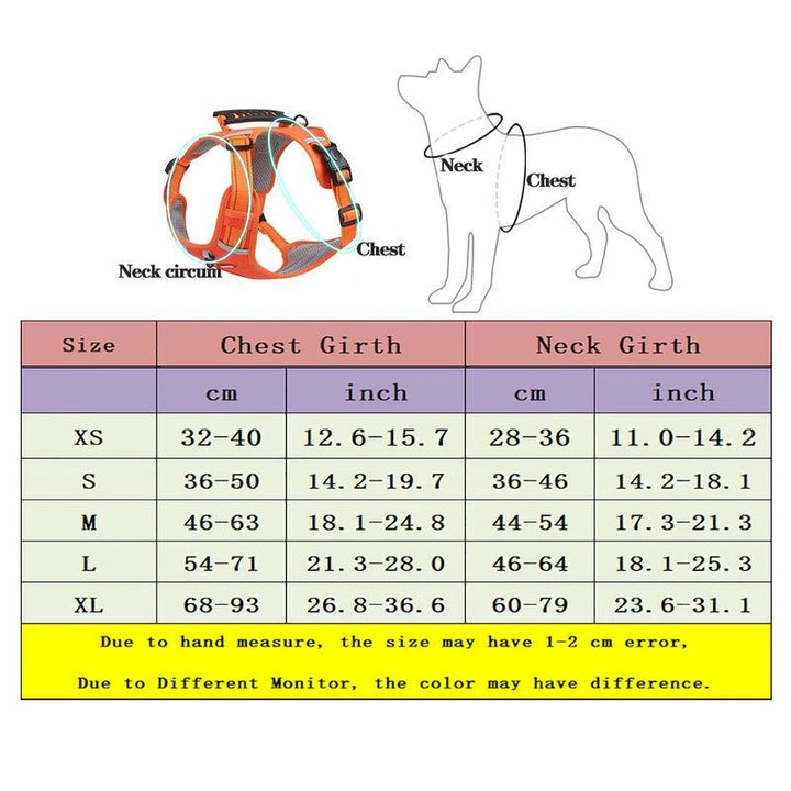 Adjustable Reflective Dog Harness