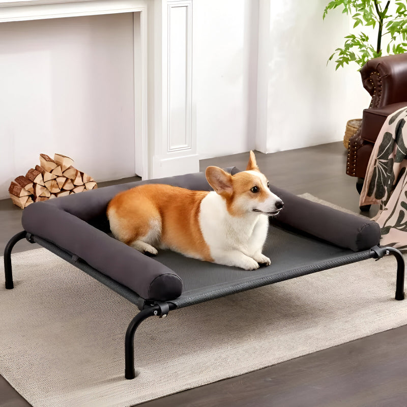 Cozy Large Dog Bed with Breathable Cushion