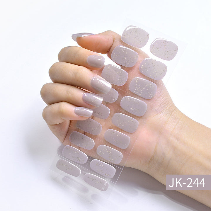 Ice Transparent Cat Eye Aurora Wear Nail Tip Nail Stickers