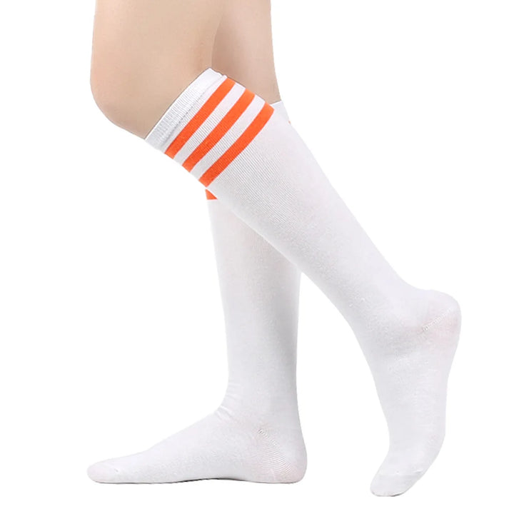 Striped Cotton Women’s Harajuku Style Calf Socks