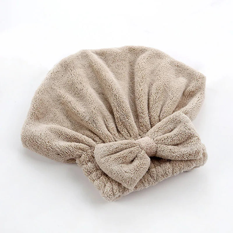 Bamboo Hair Towel Wrap - Microfiber Hair Drying Turban