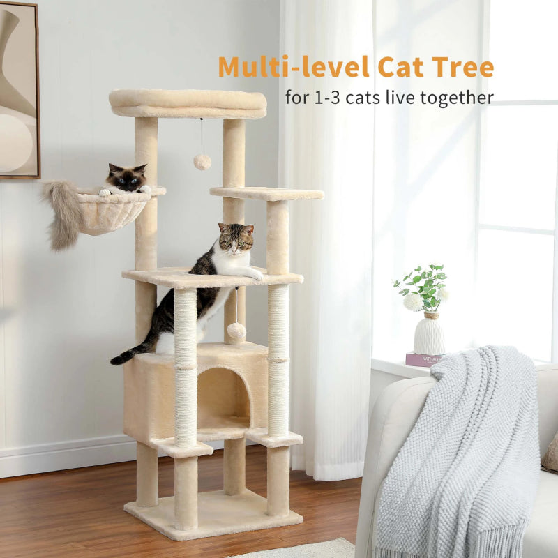 Multi-Level Cat Tree with Condo and Scratching Posts