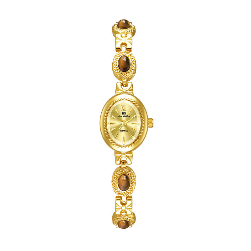 Natural Tigereye Maillard Advanced Chain Watch