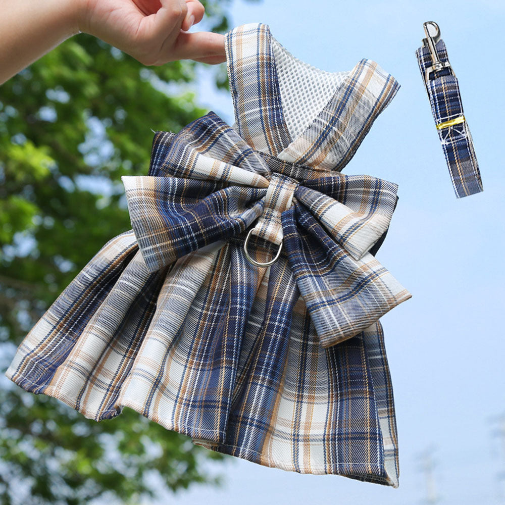 Plaid Dog Dress Harness