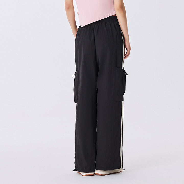 Casual Women’s Elastic Waist Drawstring Wide Leg Pants