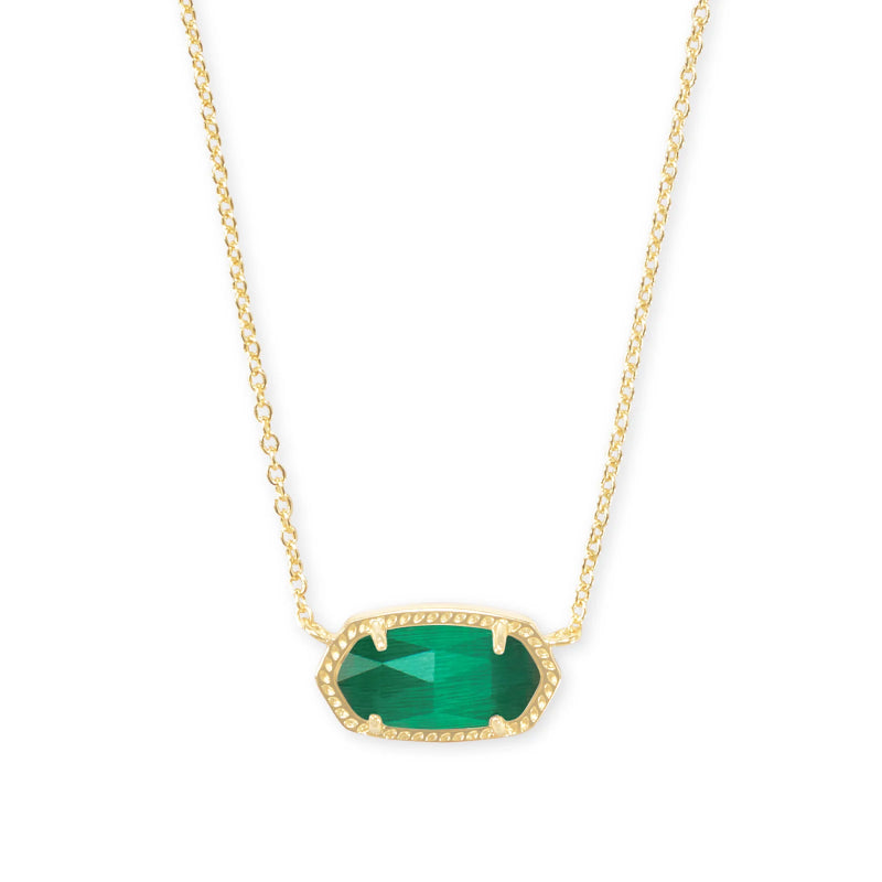 Elegant Gold-Plated Crystal Pendant Necklace