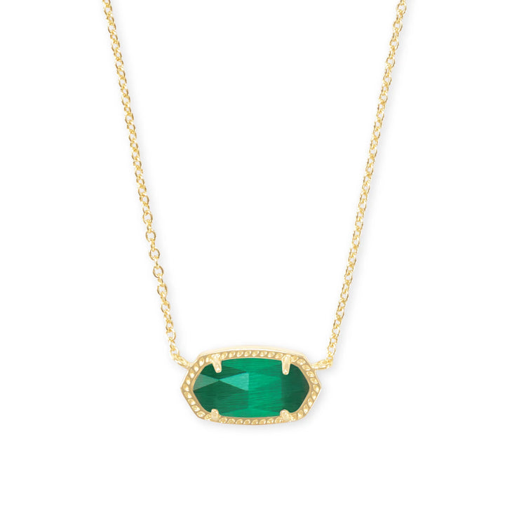 Elegant Gold-Plated Crystal Pendant Necklace