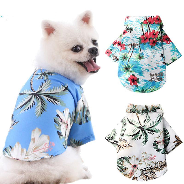 Hawaiian Style Dog Shirt