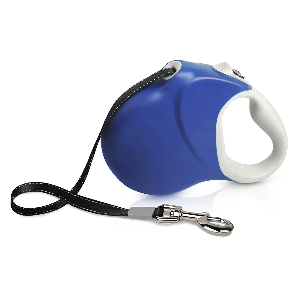 Heavy Duty Retractable Dog Leash with Reflective Anti-Slip Handle - 5m/26ft No Tangle Pet Lead for Medium and Large Dogs