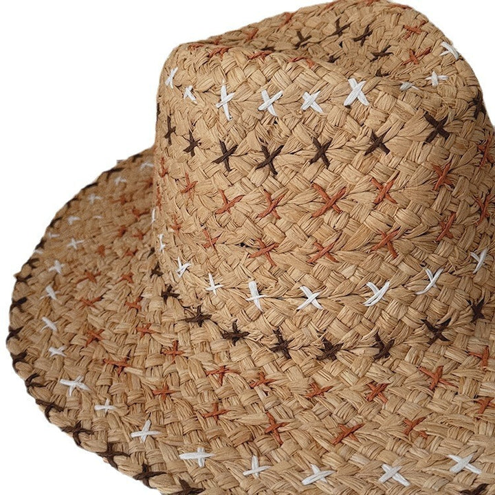 Retro Personality Western Cowboy Style Straw Hat