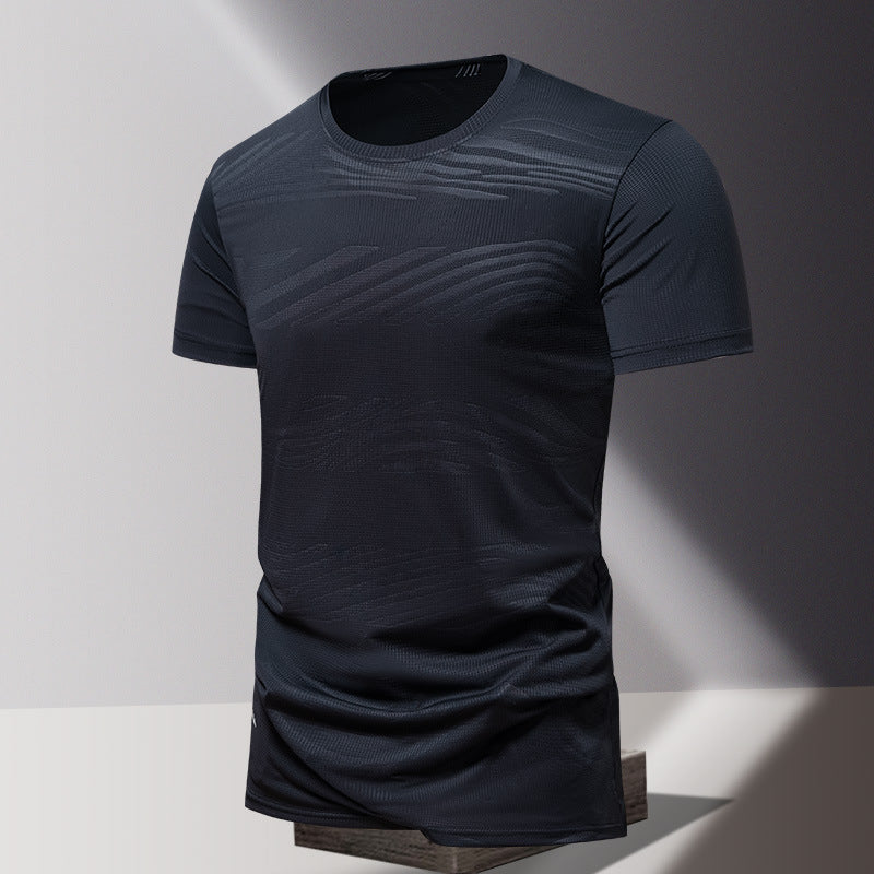 Summer Running Collection Men's Ice Silk Thin Short Sleeve