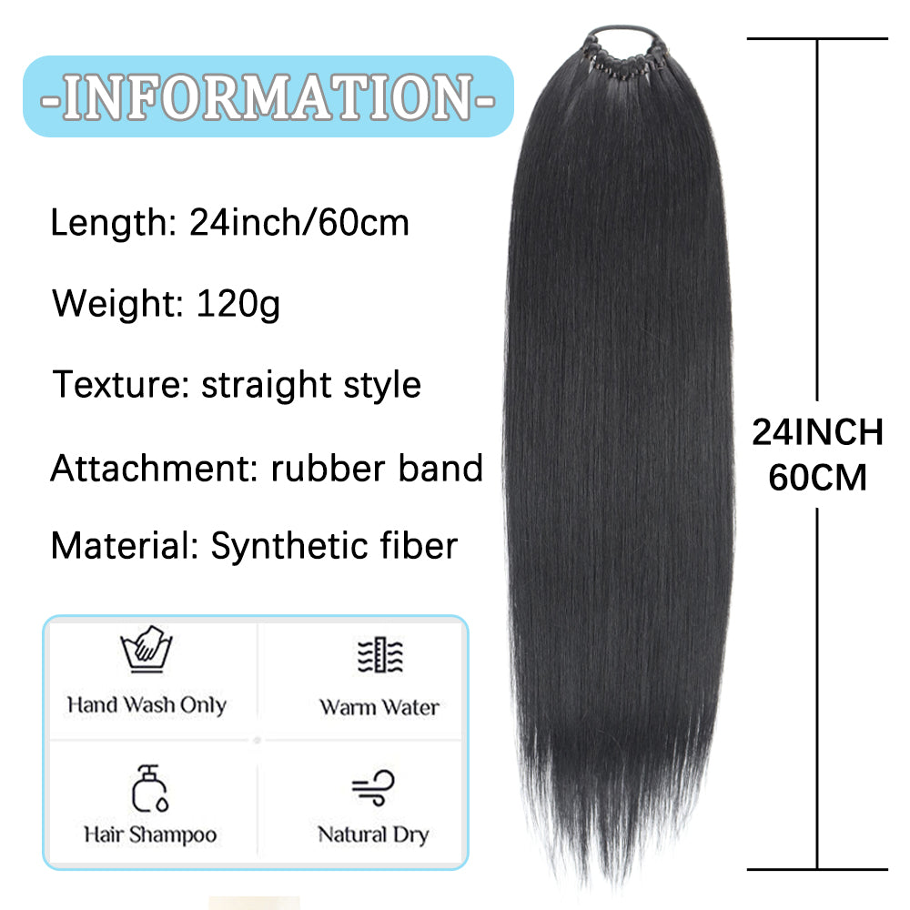 Long Straight Ponytail Hair Extensions