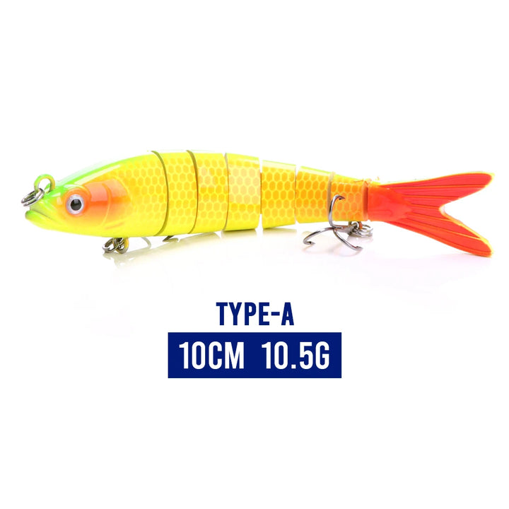 100mm Multi-Jointed Fishing Lures