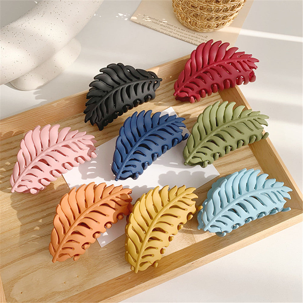 Solid Color Large Claw Hair Clip