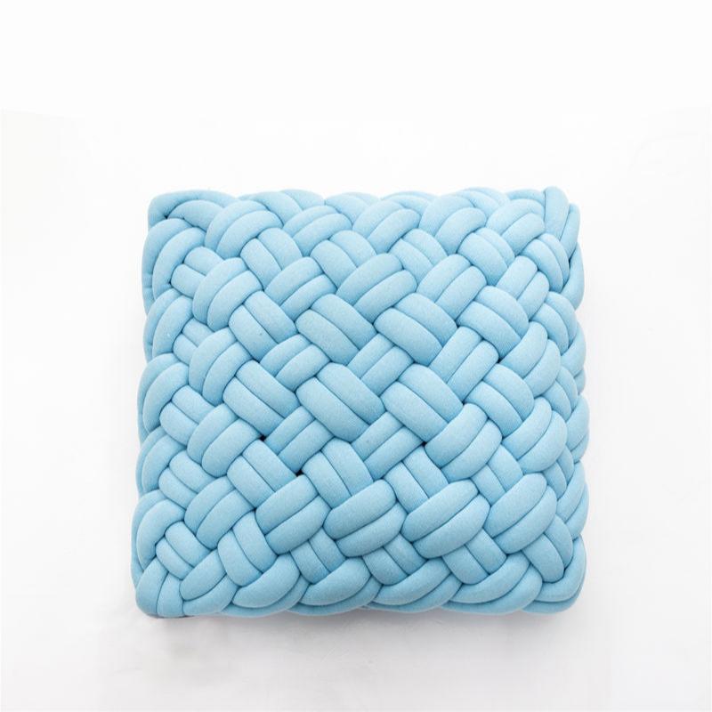 Handmade Cotton Knot Throw Pillow