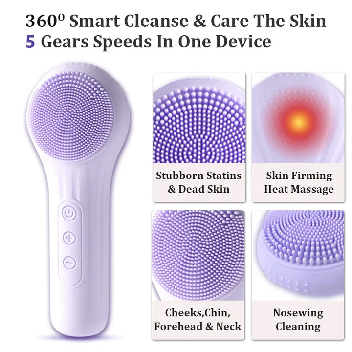 Waterproof Sonic Facial Cleansing Brush