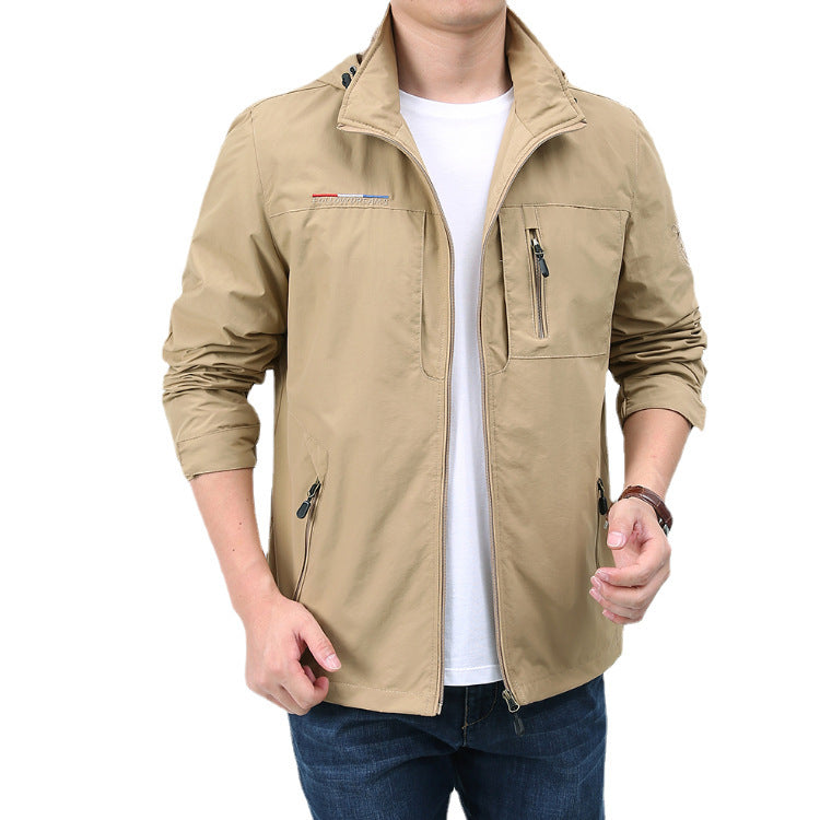 Shell Jacket Men's Casual Fashion Spring And Autumn Outdoor Loose