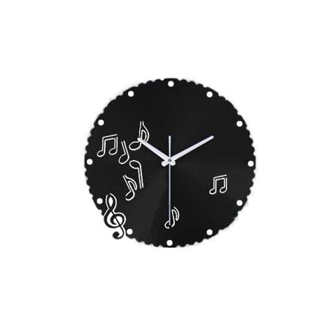 Modern Simple And Fashionable Notes Creative Wall Clock