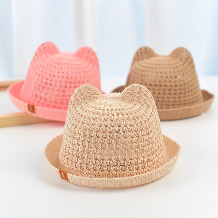 Summer Sunshade Hat with Cat Ears