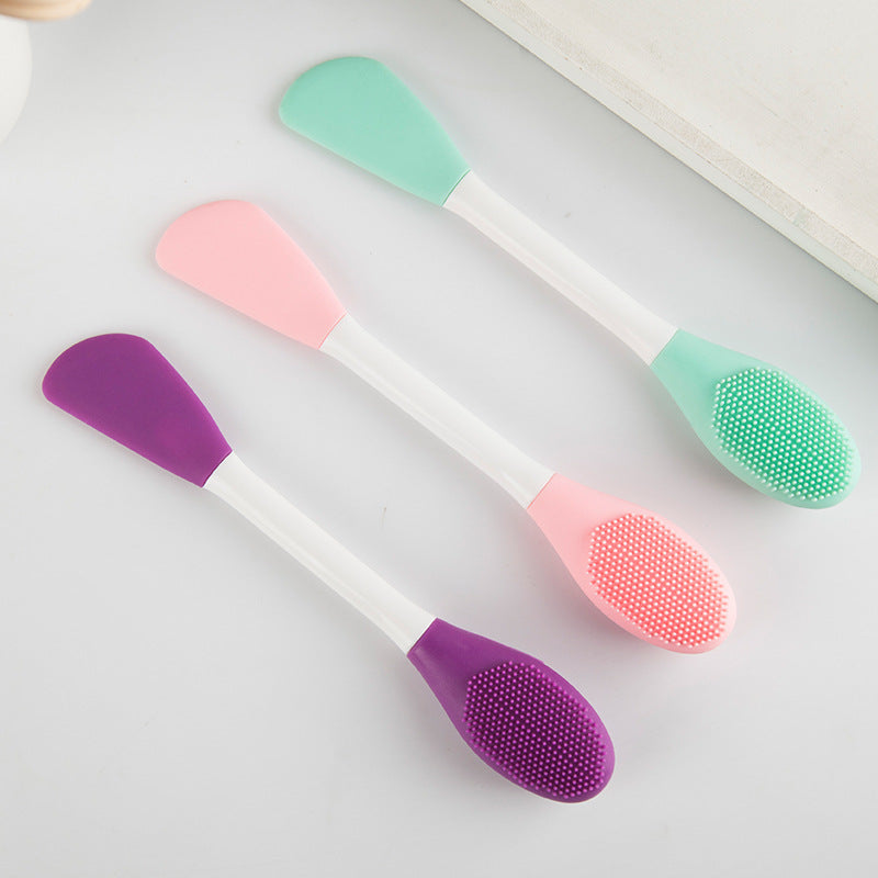 Soft Silicone Double-End Face Mask Brush