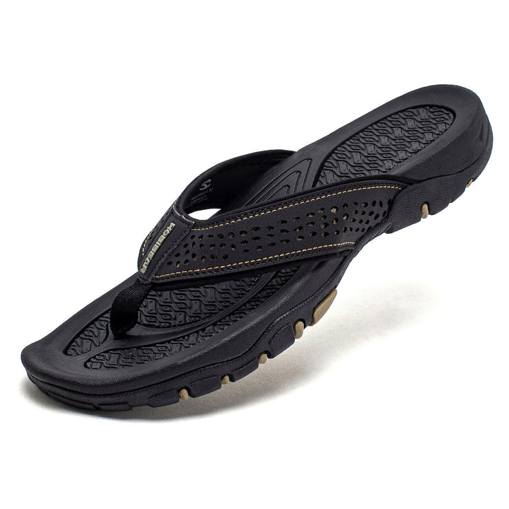 Men's Sports Flip-flops Comfort And Casual Flip-flops Outdoor With Summer Beach