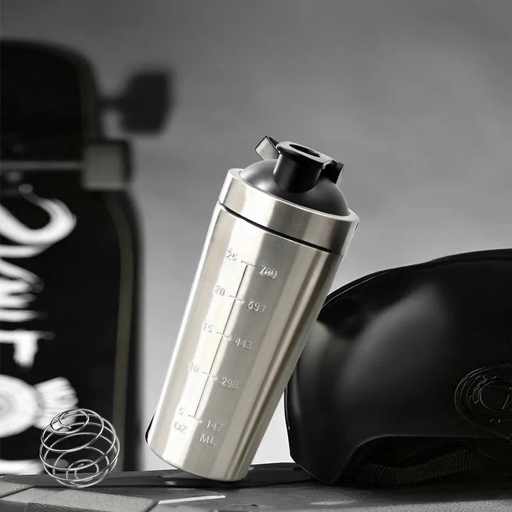 Stainless Steel Protein Shaker Bottle