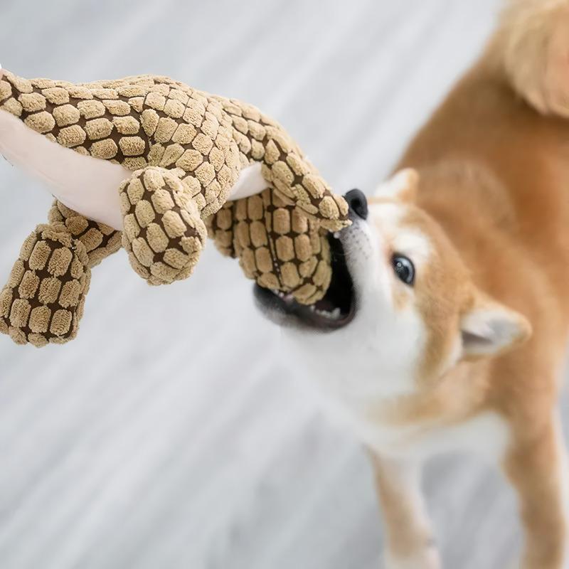 Bite-Resistant Plush Squeaky Dog Toy