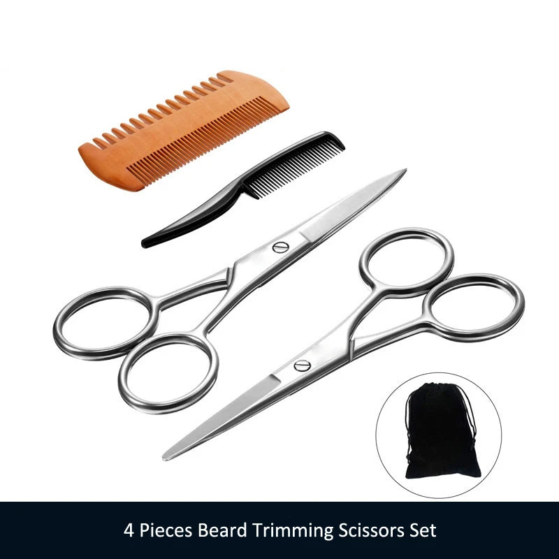 Premium 4-Piece Beard Grooming Kit