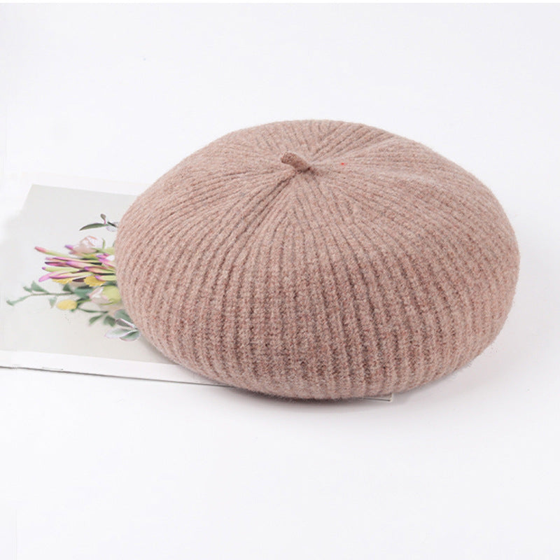 Women's 100% Wool Beret – Classic Warmth for All Seasons