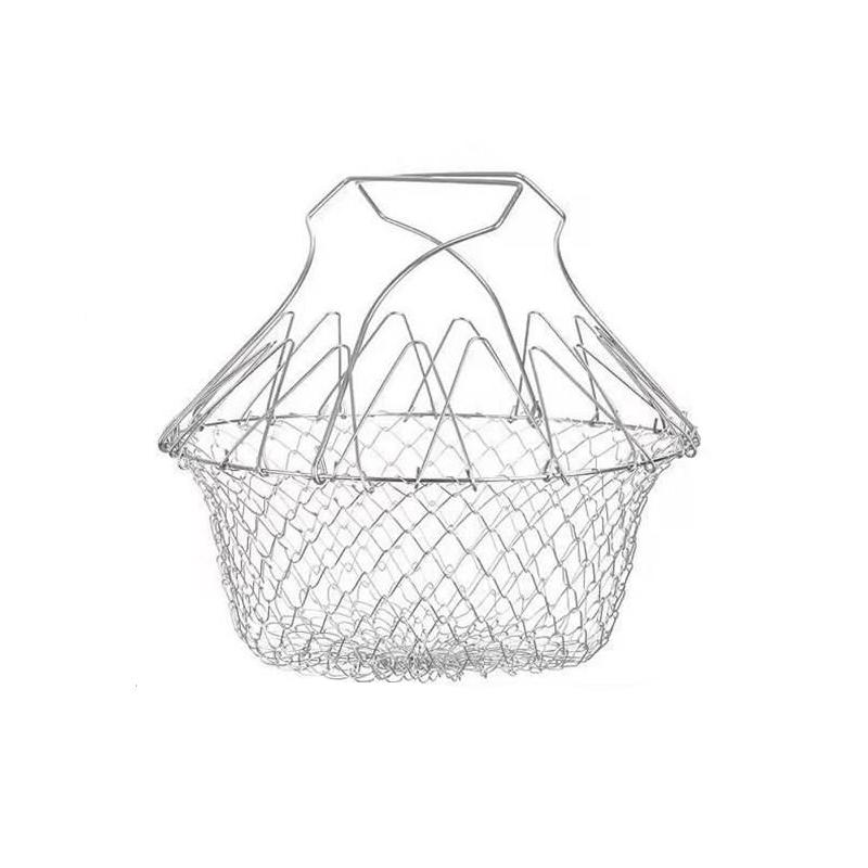 Foldable Stainless Steel Fryer Basket