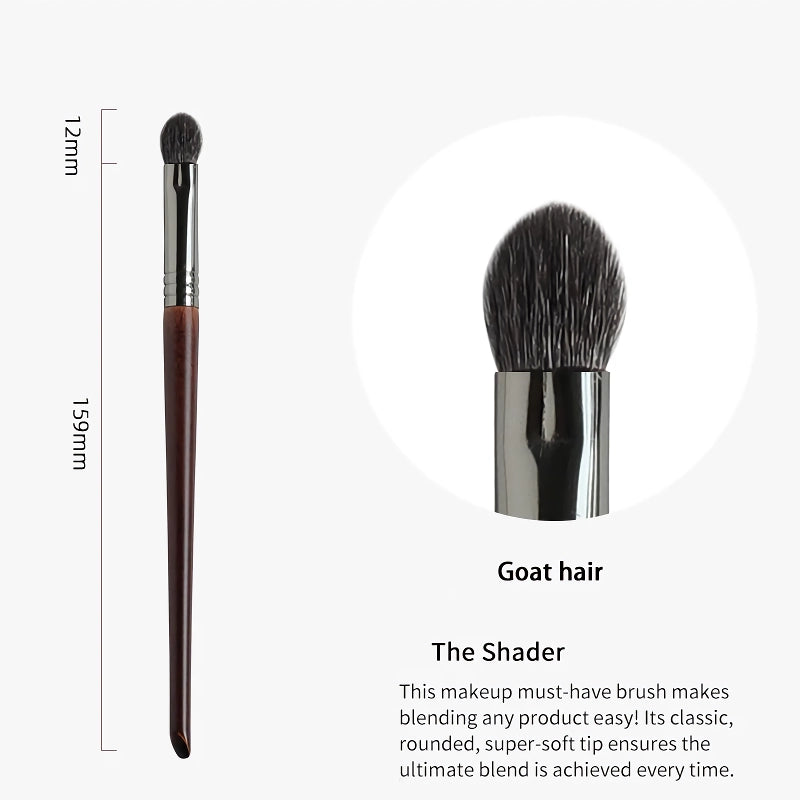 4Pcs Premium Goat Hair Makeup Brush Set