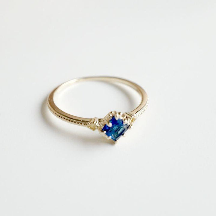 Fashion Personality Simple Zirconium Gold Plated Ring - Trendha