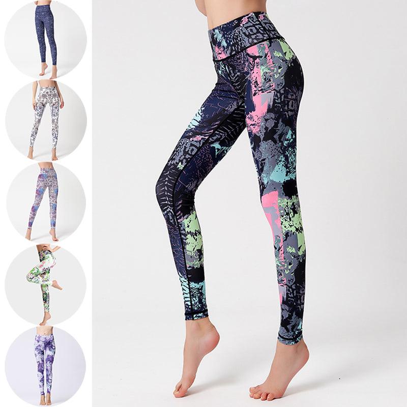Fashion Tie Dye Leggings Women Fitness Yoga Pants Push Up Workout Sports Legging High Waist Tights Gym Ladies Clothing - Trendha