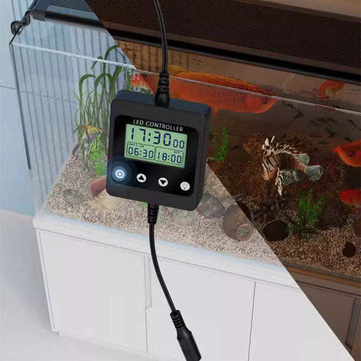 Aquarium LED Light Timer and Dimmer with Infinite Brightness Adjustment