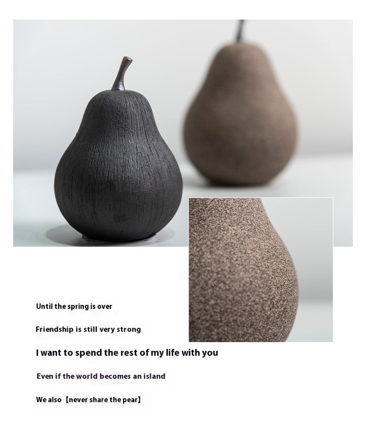 Ceramic Pear Decoration Creative Table Decoration