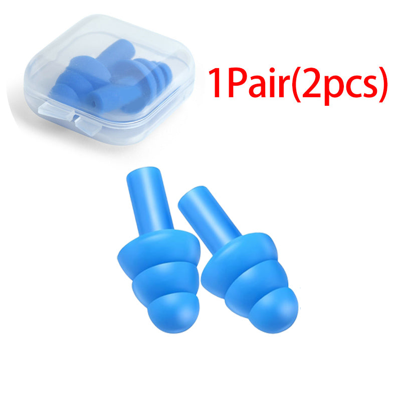 Reusable Soft Silicone Waterproof Earplugs