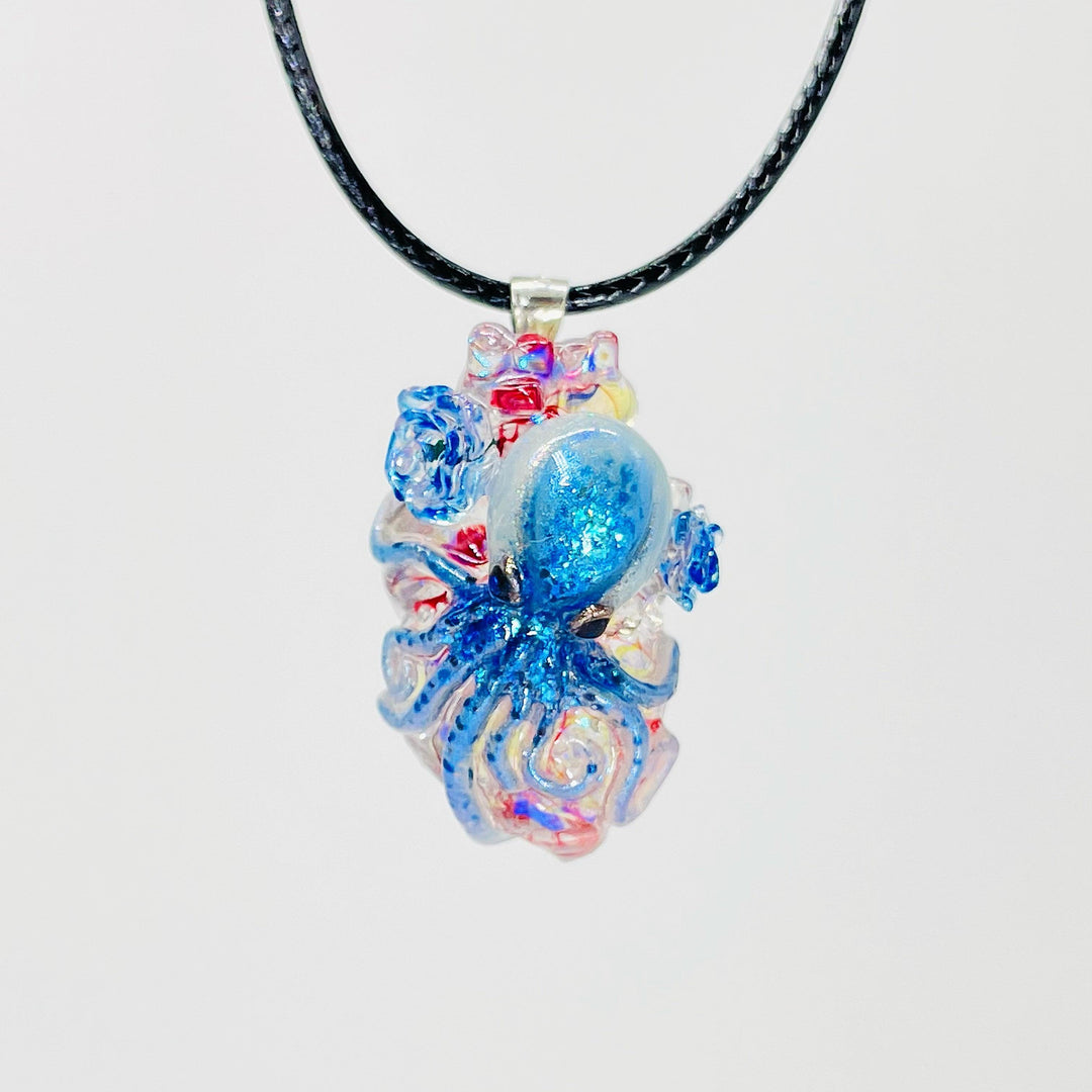 Handmade Couple Octopus Heart Necklace - Trendha
